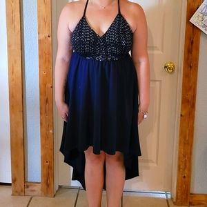 Navy Blue Semi Formal Dress